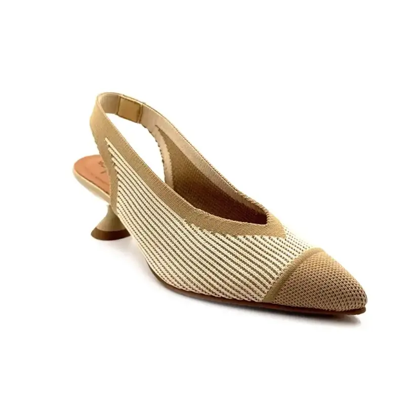 Miss Elastic 76535-65-3v Textilcreme Ivoire Chaussures