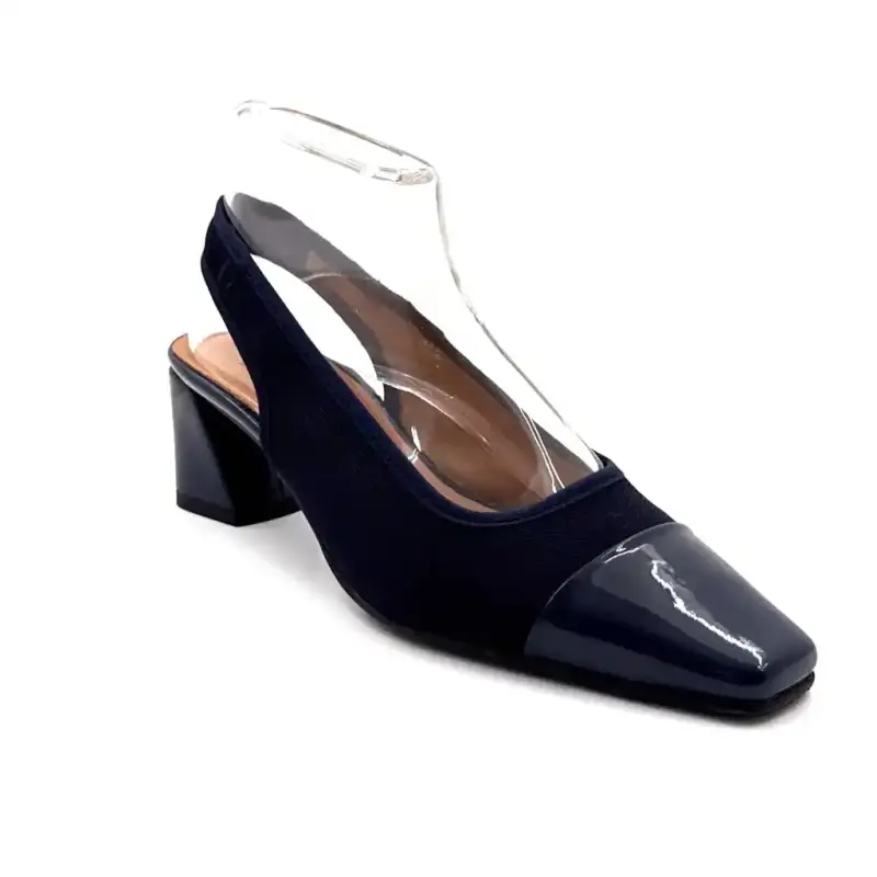 Miss Elastic 78010.32.09 Marinblå Textil Ivoire Chaussures