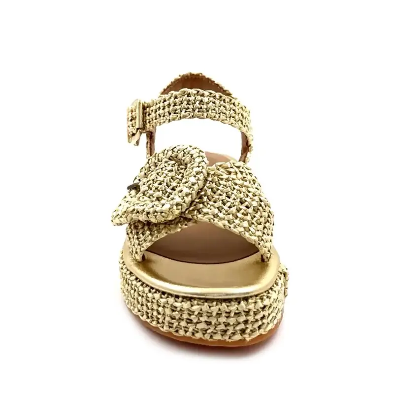 Fiorina s148 J797 Rafia Oro Ivoire Chaussures