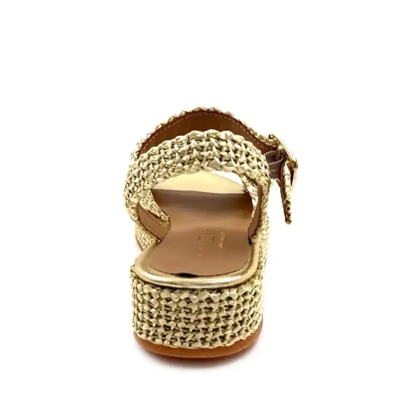 Fiorina s148 J797 Raphia Gold Ivoire Chaussures