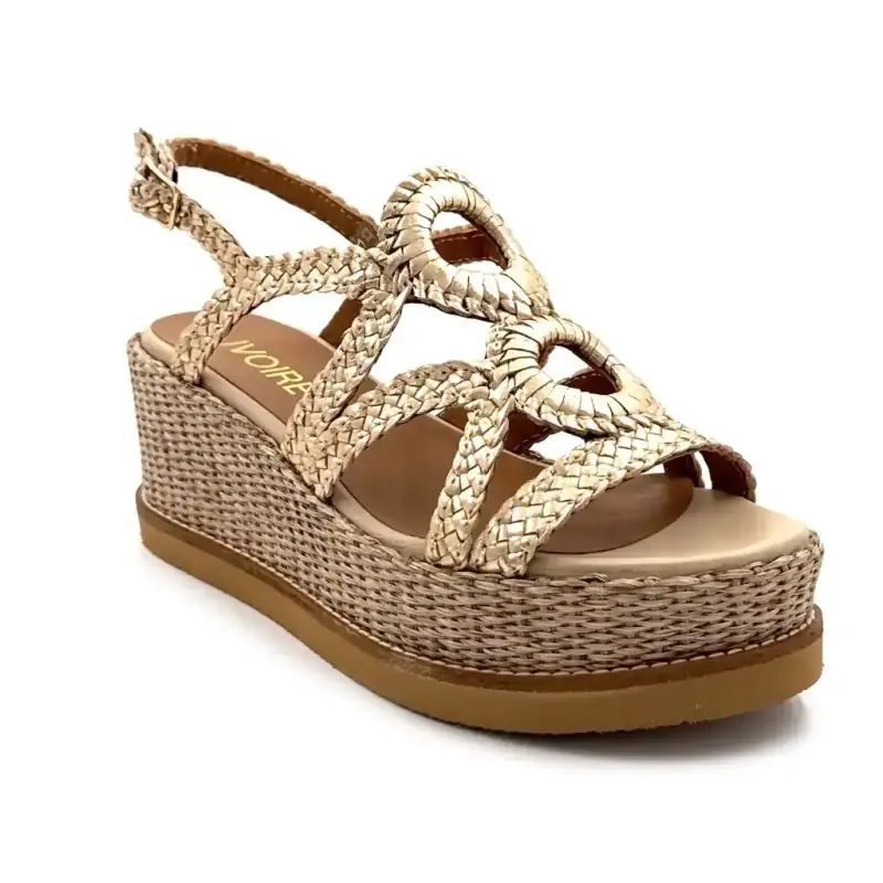 Ivoire 12270 Jil XLG Cuero Dorado Ivoire Chaussures