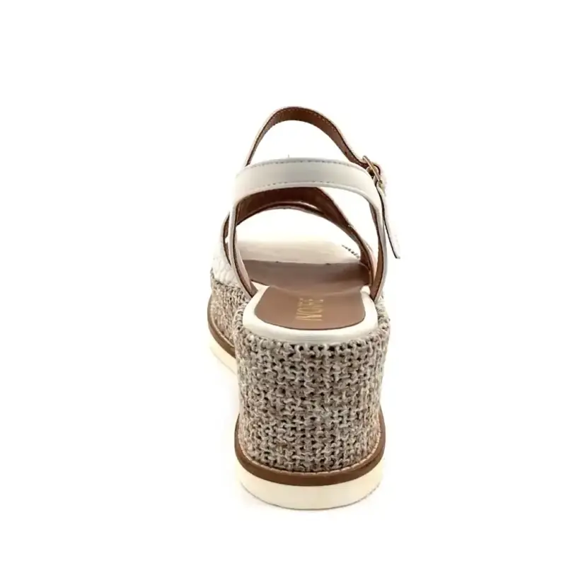 Jil XL in pelle Ivoire 3033, ecru e oro Ivoire Chaussures