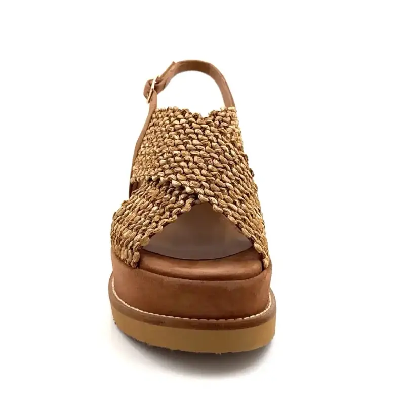 Ivoire 3022 Jil XLg Ruskind & Kamel Raffia Ivoire Chaussures