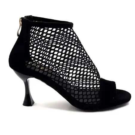 Ivoire Heeled Sandals 4500 909 4001 Black Mesh €89.00