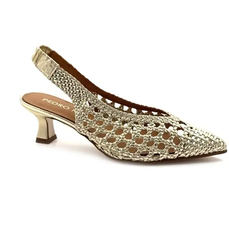 Pedro Miralles 18636 Cuir Or Ivoire Chaussures