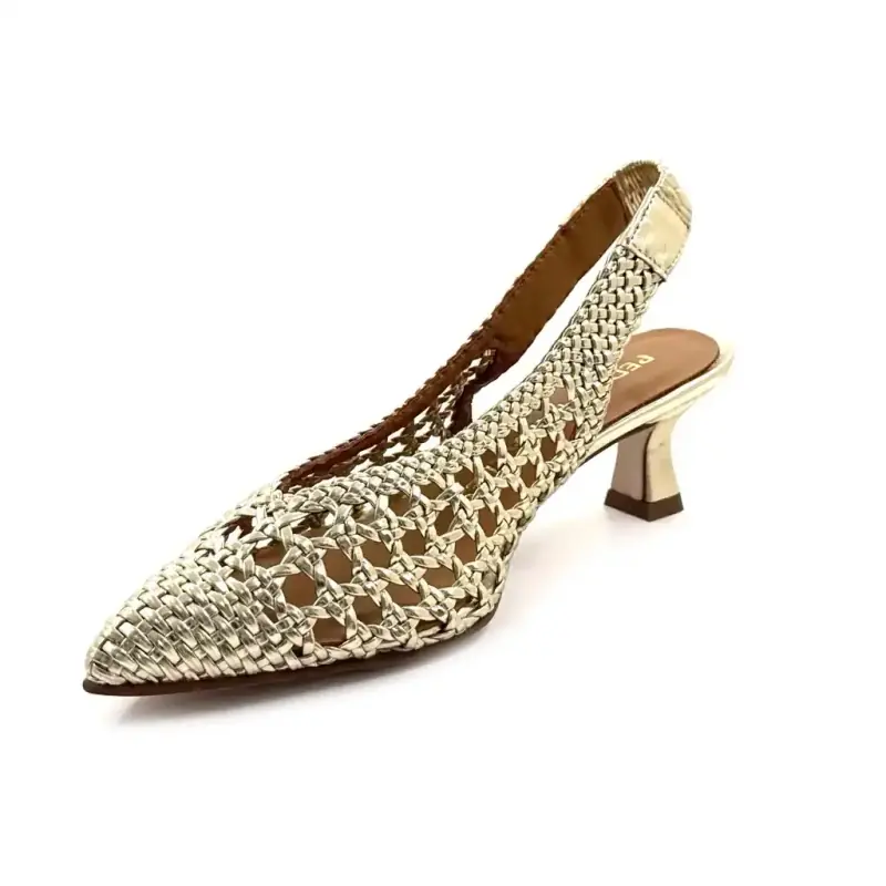 Pedro Miralles 18636 gullskinn Ivoire Chaussures