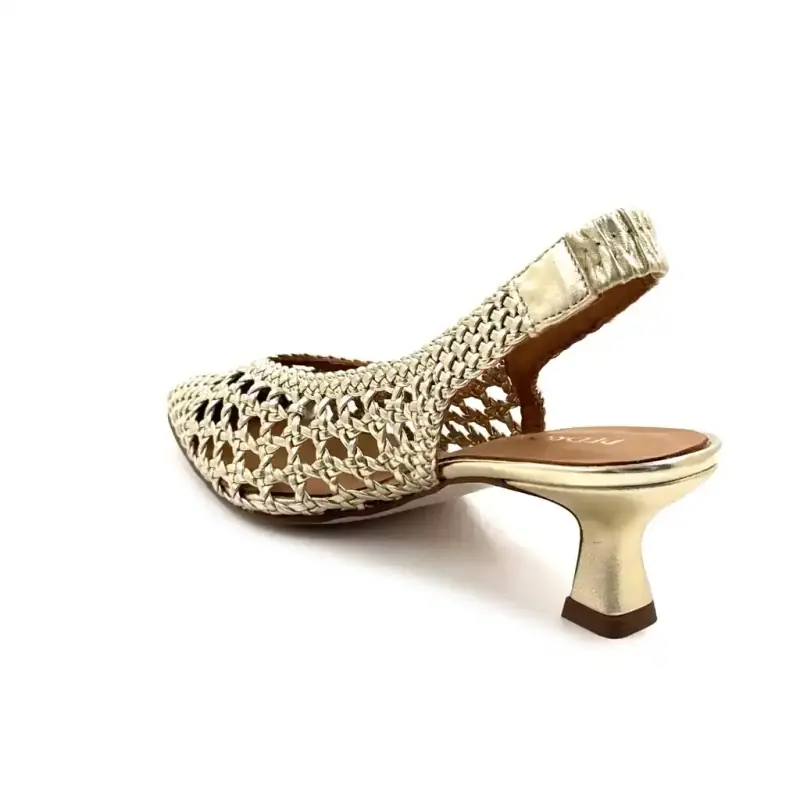 Pedro Miralles 18636 arany bőr Ivoire Chaussures