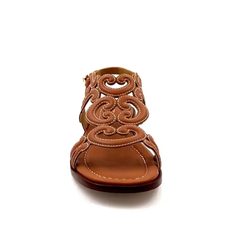 Pedro Miralles 18032 Cuir Camel Ivoire Chaussures