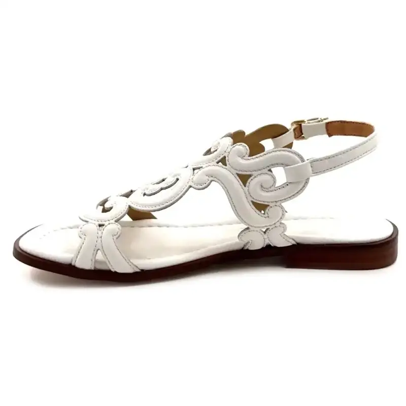 Pedro Miralles 18032 fehér bőr Ivoire Chaussures