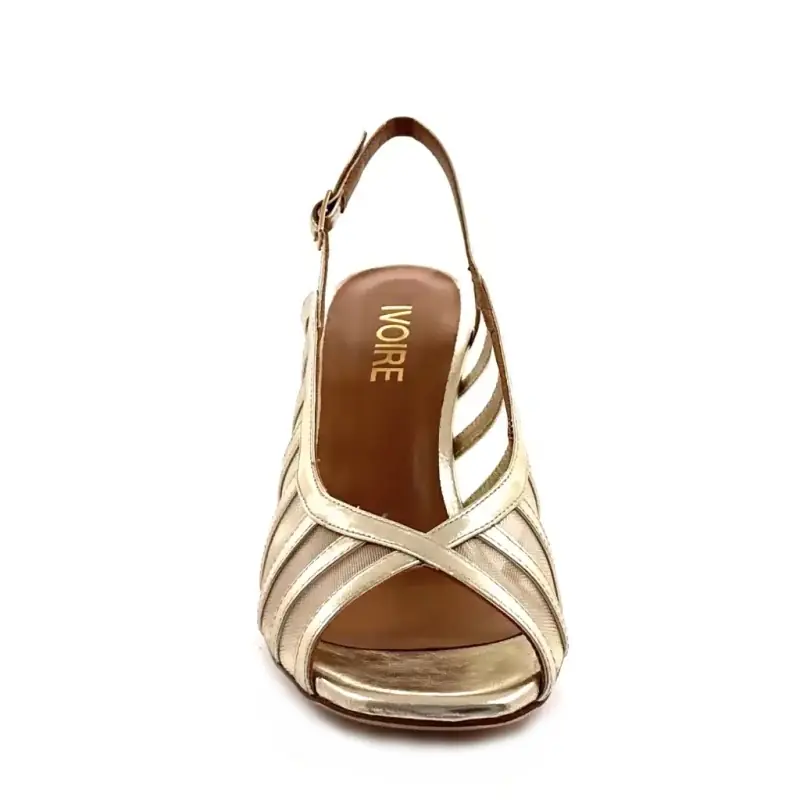 Ivoire 3064 Lara Guld Läder Ivoire Chaussures