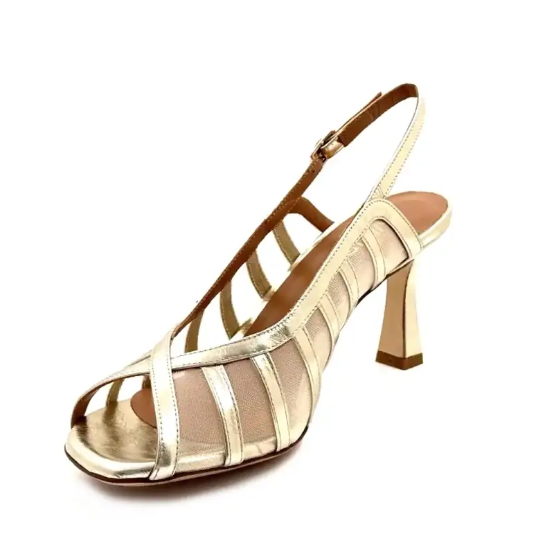 Ivoire 3064 Lara Cuir Doré Ivoire Chaussures