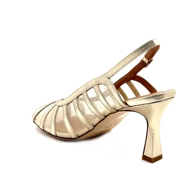 Ivoire 3064 Lara Gold leer Ivoire Chaussures