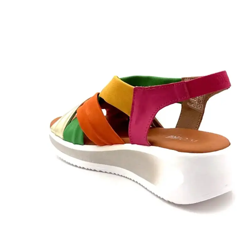 Ivoire Nura flerfarget skinn Ivoire Chaussures