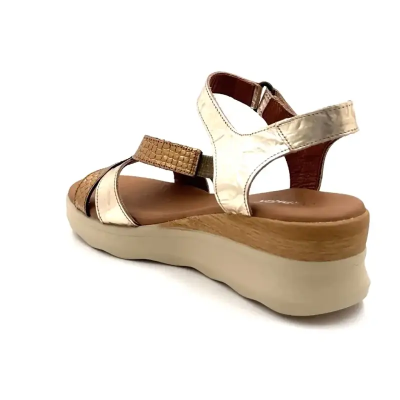 Xapatan 2081 Bronze Leather Ivoire Chaussures