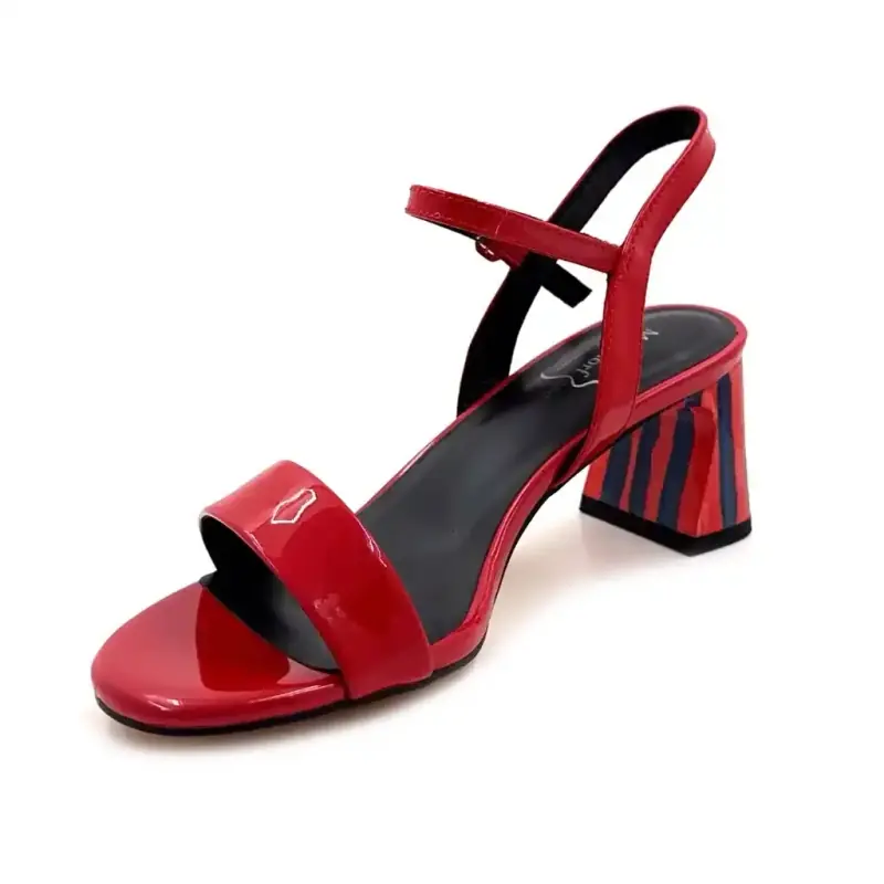 Zalessia piros lakkbőr metamorfózis Ivoire Chaussures