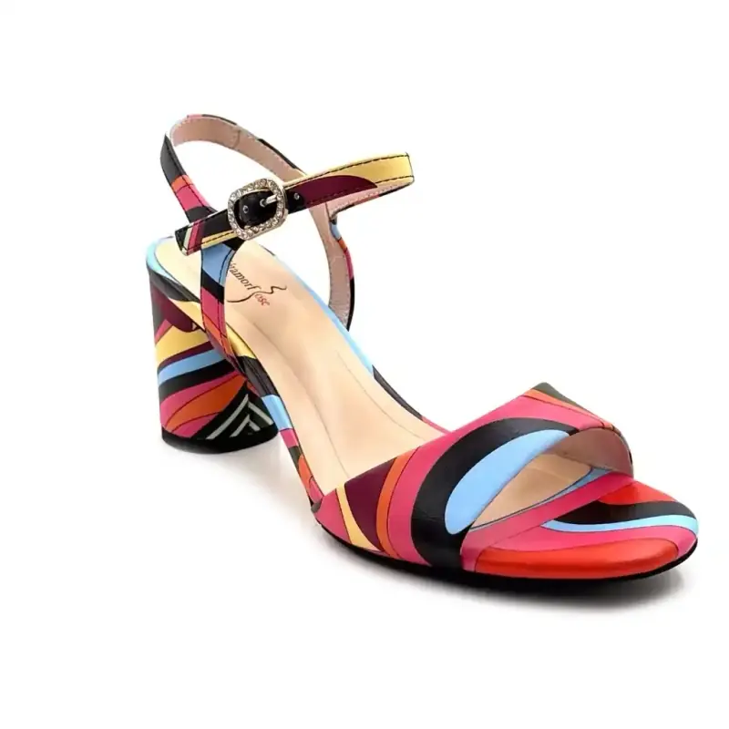 Zador Multicolor Leder Metamorphose Ivoire Chaussures