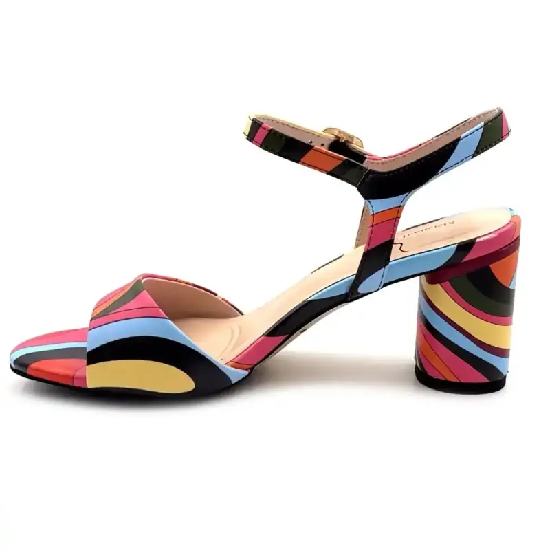 Zador Multicolor Lædermetamorfose Ivoire Chaussures