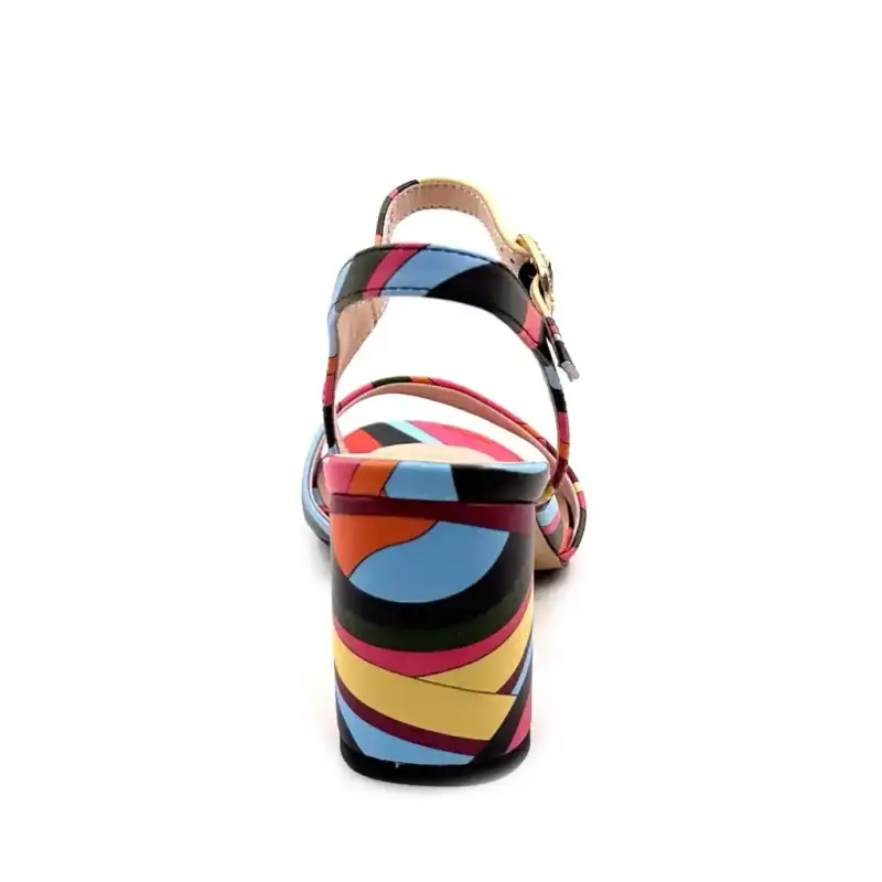 Zador Multicolor Lædermetamorfose Ivoire Chaussures