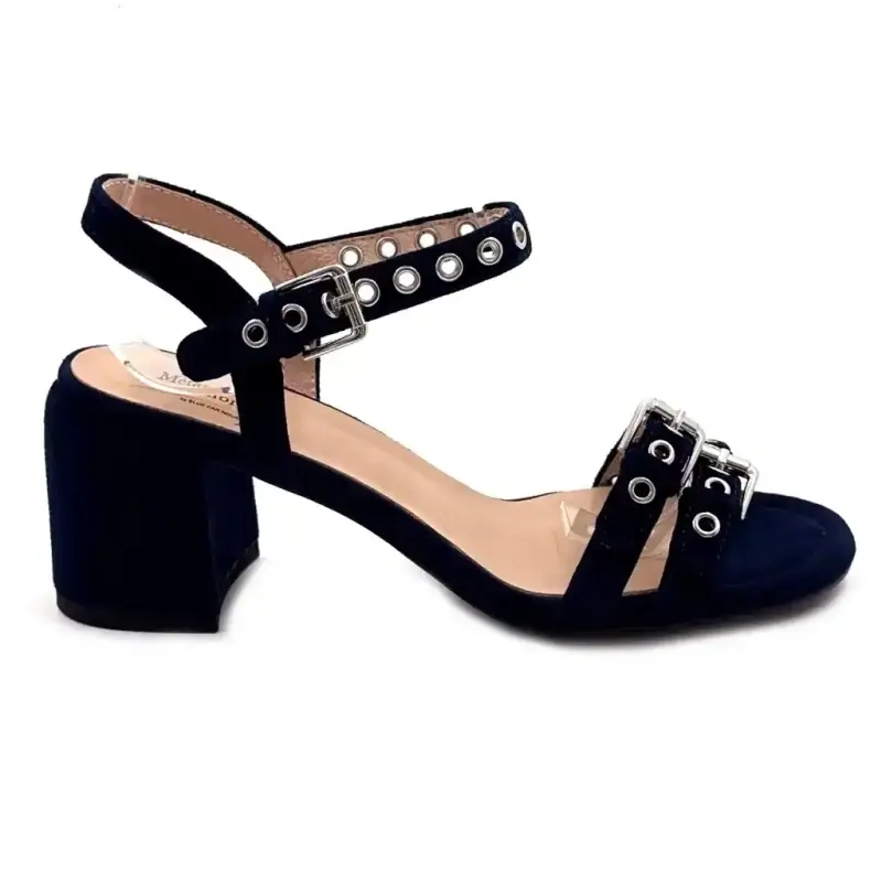 Sandálias de salto alto em camurça azul-marinho Metamorphosis Zallo 109,00&nbsp;€