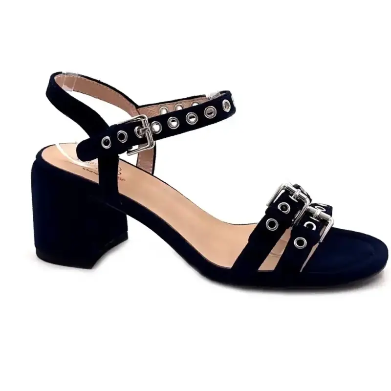 Zallo Leder Fluweel Marineblauw Metamorfose Ivoire Chaussures