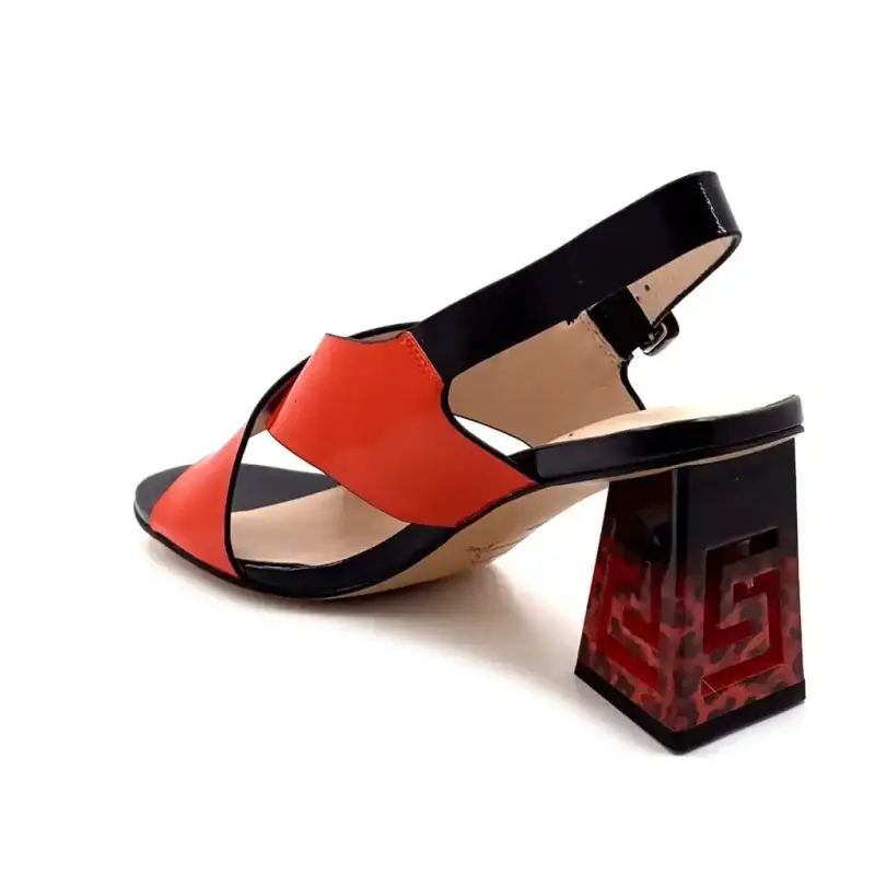 Zanosse Metamorphosis Δέρμα Λουστρίνι Κοραλί Ivoire Chaussures