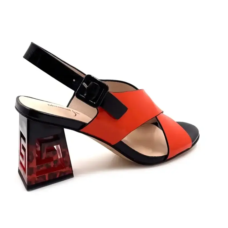 Zanosse Metamorphosis Charol Coral Ivoire Chaussures