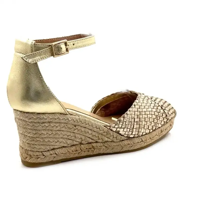 Gaimo Galana-5c Couro Dourado Ivoire Chaussures