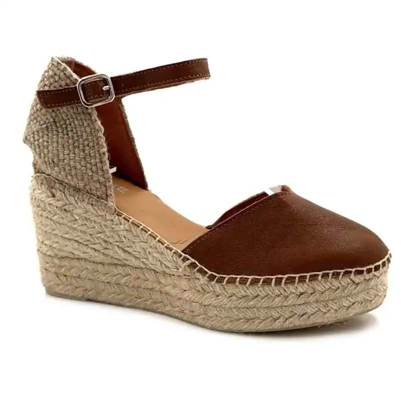 Ivoire Magda P Bruin leer Ivoire Chaussures