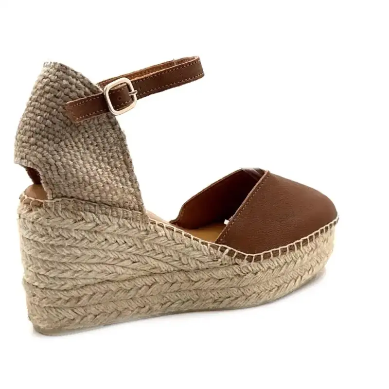 Ivoire Magda P Brunt Lær Ivoire Chaussures