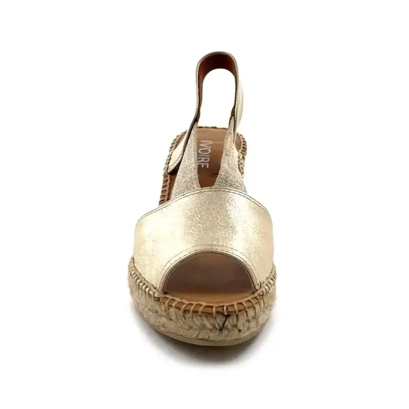 Ivoire Teide P Cuir Doré Ivoire Chaussures