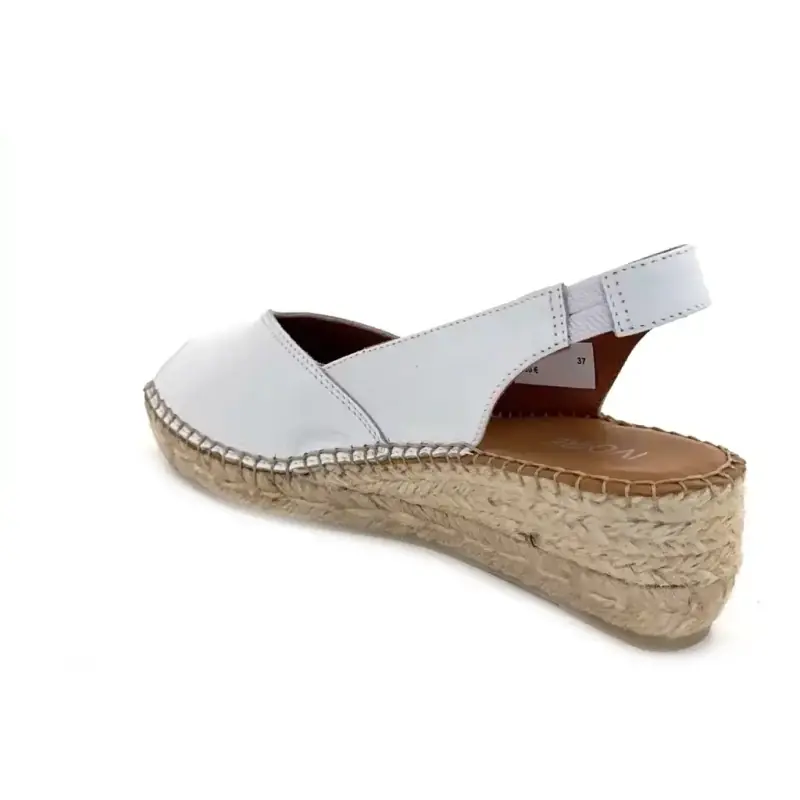 Ivoire Bernia P Weißes Leder Ivoire Chaussures