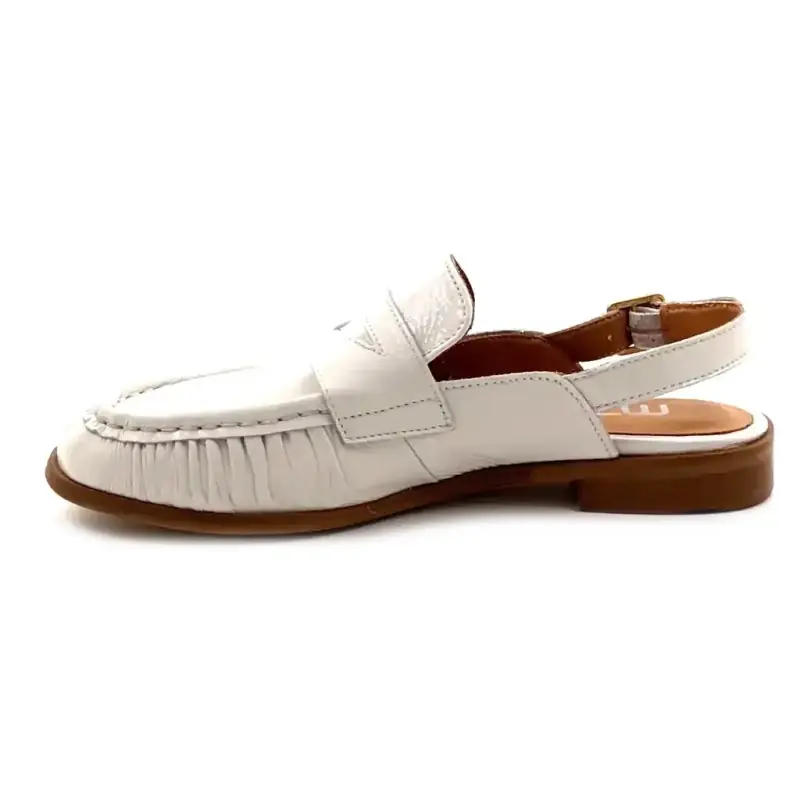 Mjus N13106 101 6211 Panna Couro Ivoire Chaussures