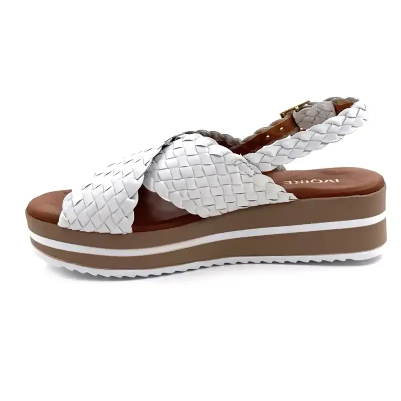 Ivoire 5949 Cuir Blanc Ivoire Chaussures