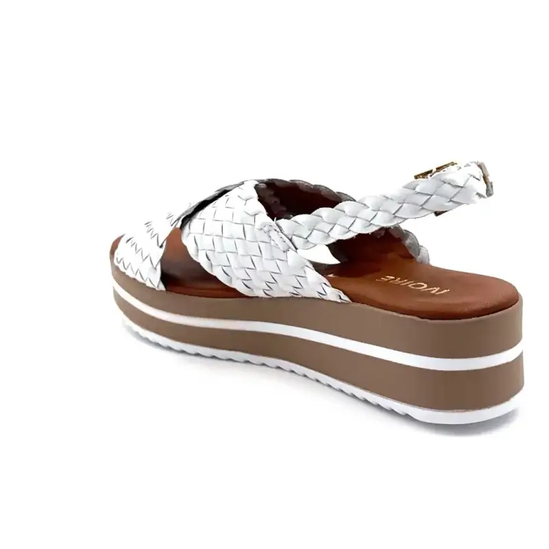 Ivoire 5949 Couro Branco Ivoire Chaussures