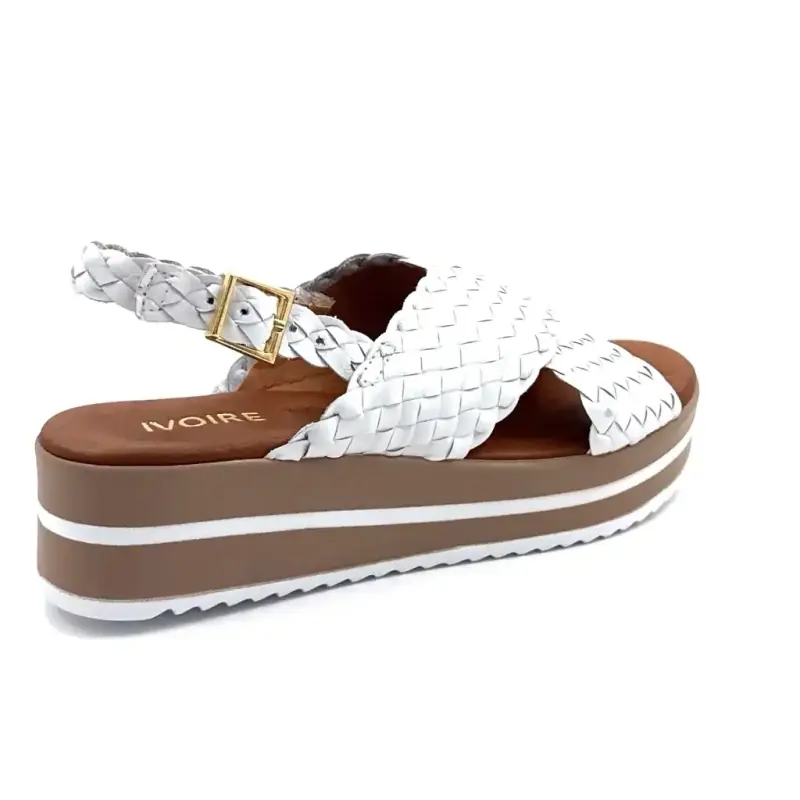 Ivoire 5949 Piele albă Ivoire Chaussures