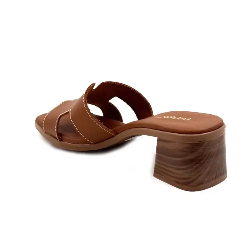 Ivoire 5900 Camel Leather Ivoire Chaussures