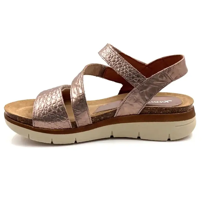 Xapatan 1069 bronselær Ivoire Chaussures