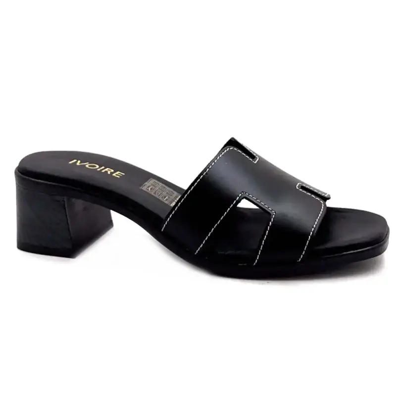 Ivoire 5900 Svart Läder Ivoire Chaussures