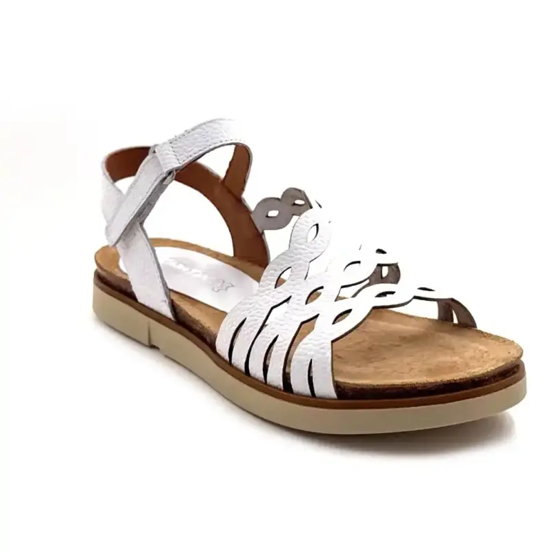 Xapatan 3069 Weißes Leder Ivoire Chaussures