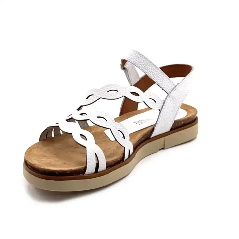 Xapatan 3069 Hvidt Læder Ivoire Chaussures