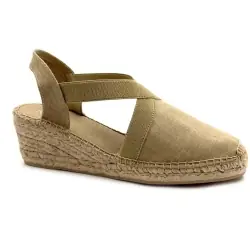 Ivoire , ék alakú espadrillák - Taupe nejlon %price%