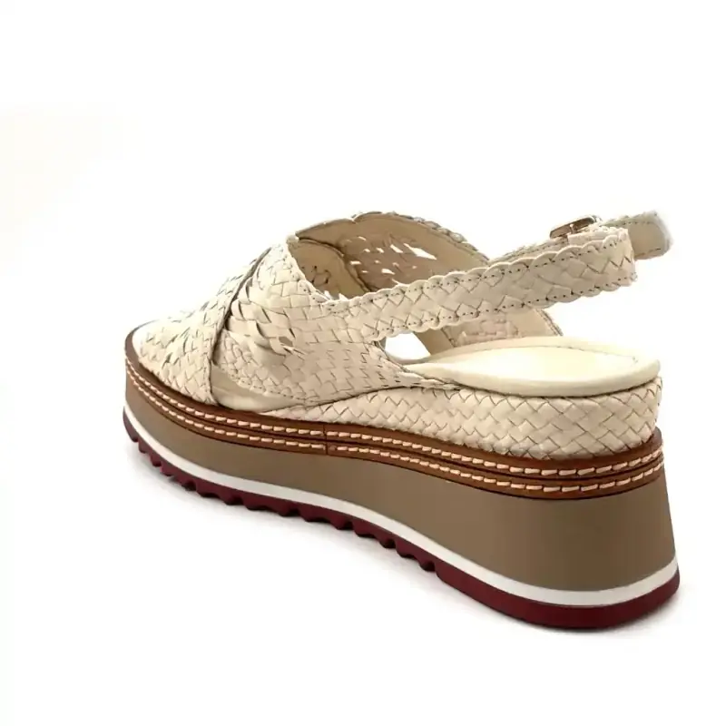 Pons Quintana 12127 Valeri Δερμάτινο Κρεμ Ivoire Chaussures