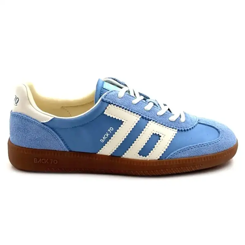 Baskets Back70 Ghost C26 Cuir, Daim & Textile Bleu ciel & Blanc 129,00&nbsp;€