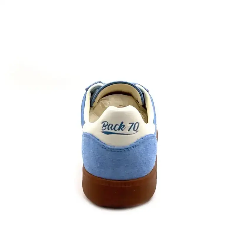 Back70 Ghost C26 Leather, Suede & Textile Sky Blue & White Ivoire Chaussures