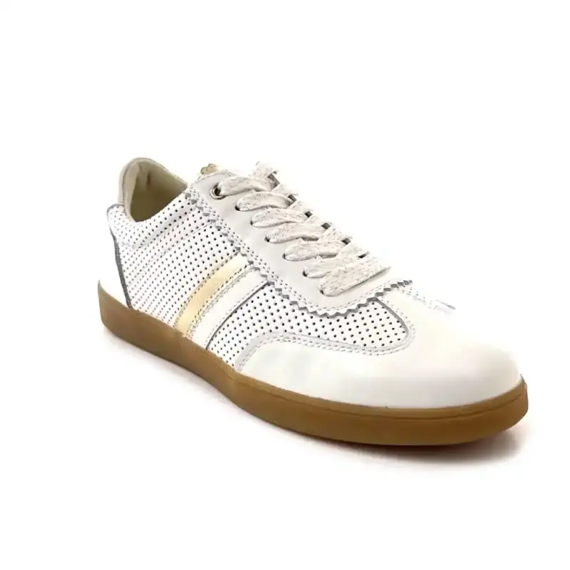 Ivoire 25F536-1 Λευκό Δέρμα Ivoire Chaussures