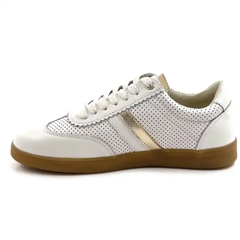 Ivoire 25F536-1 Cuir Blanc Ivoire Chaussures