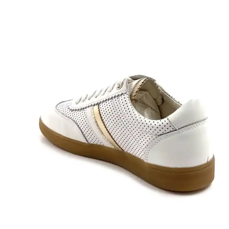 Ivoire 25F536-1 Biała skóra Ivoire Chaussures