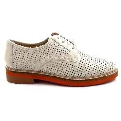 Ivoire Derby schoenen 2033-188 Crème leer %price%