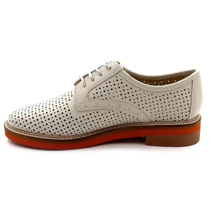 Ivoire 2033-188 Cuir Crème Ivoire Chaussures