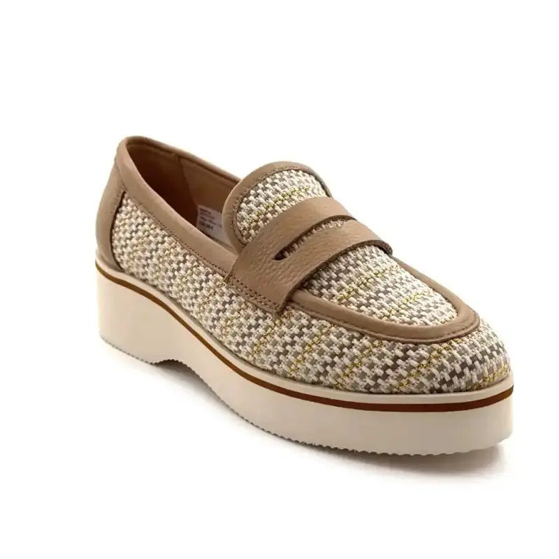 Ivoire 2033-C337 Μπεζ Δέρμα Ivoire Chaussures